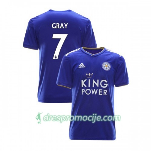 Leicester City Dres Demarai Gray 7 Domaći 2018/19 Kratkih Rukava Leicester City Dres Demarai Gray 7 Domaći 2018/19 Kratkih Rukava